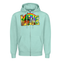 Seafoam St. Patricks Love With Gnome Zipper Hoodie - BundleAndBundleShop