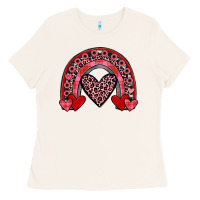 Bone valentines heart rainbow Ladies Tee - JahusDesignShop