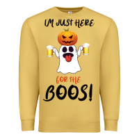 Antique Gold I'm Just Here For The Boos Premium Sweatshirt - Bettercallsaul