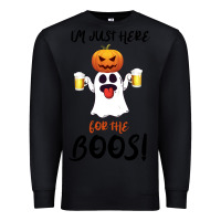 Black I'm Just Here For The Boos Premium Sweatshirt - Bettercallsaul