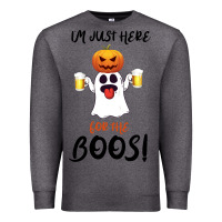 Charcoal Heather I'm Just Here For The Boos Premium Sweatshirt - Bettercallsaul