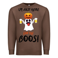 Chestnut I'm Just Here For The Boos Premium Sweatshirt - Bettercallsaul