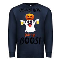 Navy I'm Just Here For The Boos Premium Sweatshirt - Bettercallsaul