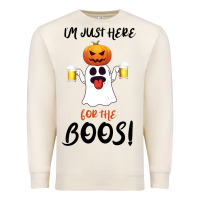 Sandshell I'm Just Here For The Boos Premium Sweatshirt - Bettercallsaul