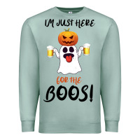 Seafoam I'm Just Here For The Boos Premium Sweatshirt - Bettercallsaul
