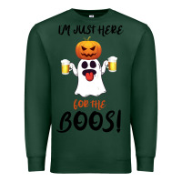 Sports Green I'm Just Here For The Boos Premium Sweatshirt - Bettercallsaul