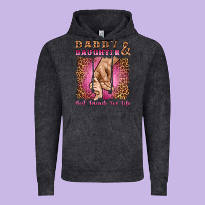 Daddy And Daughter Best Friends For Life Vintage Hoodie Designed By Artiststas