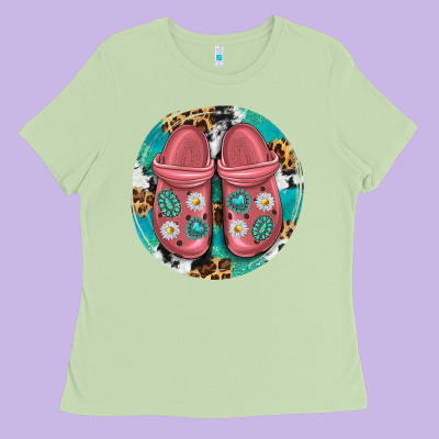 Western Crocin Ladies Tee Designed By Texasbilliewilder