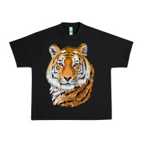 Black Tiger Head Urban Heavy Tee - LillyAllenDesigns