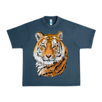 Midnight Navy Tiger Head Urban Heavy Tee - LillyAllenDesigns