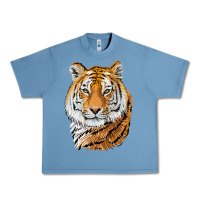 Pebble Blue Tiger Head Urban Heavy Tee - LillyAllenDesigns