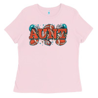 Bubblegum Pink aunt American football Ladies Tee - Zillion Design Studio