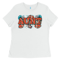 White aunt American football Ladies Tee - Zillion Design Studio