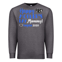 Charcoal Heather happy first mother's day mommy! logan 2020 Premium Sweatshirt - Bettercallsaul