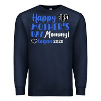 Navy happy first mother's day mommy! logan 2020 Premium Sweatshirt - Bettercallsaul