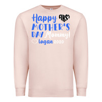 Pale Pink happy first mother's day mommy! logan 2020 Premium Sweatshirt - Bettercallsaul