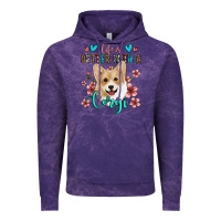 Cloud Purple life is better with a corgi Vintage Hoodie - Jasminsmagicworld