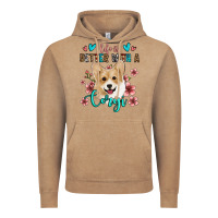 Vintage Coffee life is better with a corgi Vintage Hoodie - Jasminsmagicworld