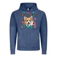 Vintage Denim life is better with a corgi Vintage Hoodie - Jasminsmagicworld