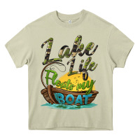 Mossy lake life floats my boat Heavy Core Tee - BarkalooDesign