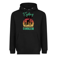 Black Mens Cycling Dad Bike Rider Cyclist Father s Day Gift Funny Heavyweight Hoodie - Bettercallsaul