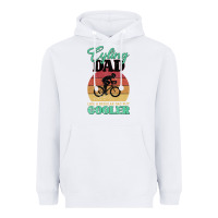 White Mens Cycling Dad Bike Rider Cyclist Father s Day Gift Funny Heavyweight Hoodie - Bettercallsaul