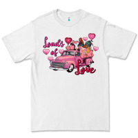 White loads of love valentine's day farm truck Premium Tee - FaDigitalArtStudio