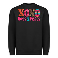 Black xoxo hugs and kisses Heavyweight Sweatshirt - Jasminsmagicworld