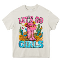 Cream let's go girls Heavy Core Tee - Zillion Design Studio