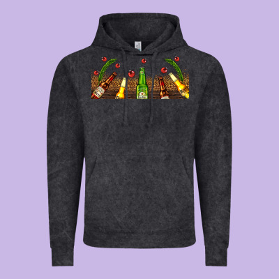 Beer Party For Christmas Vintage Hoodie Designed By Adodesignshop