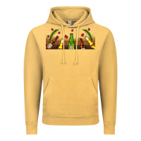 Vintage Mustard beer party for christmas Vintage Hoodie - AdoDesignShop