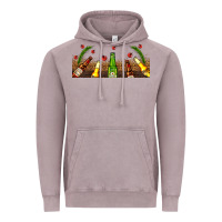 Vintage Zinc beer party for christmas Vintage Hoodie - AdoDesignShop
