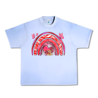 Grape Ice valentines day rainbow with heart Urban Heavy Tee - NancyCooperArtShop