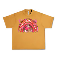 Peanut Butter valentines day rainbow with heart Urban Heavy Tee - NancyCooperArtShop