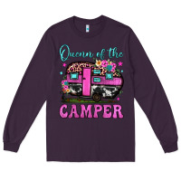 Plum queen of the camper Long Sleeve Tee - JahusDesignShop