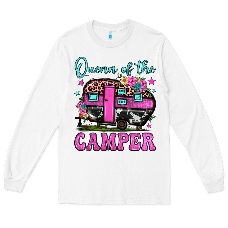 Queen Of The Camper Long Sleeve Tee by JahusDesignShop | Teevron