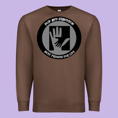 Pop Pop And Grandson Best Friends For Life Premium Sweatshirt Designed By Bettercallsaul
