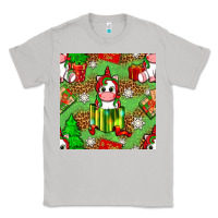 Moon Dust Christmas unicorn and gift box Classic Tee - NancyCooperArtShop