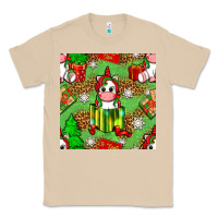 Mushroom Christmas unicorn and gift box Classic Tee - NancyCooperArtShop