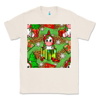 Natural Christmas unicorn and gift box Classic Tee - NancyCooperArtShop
