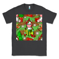 Smoke Christmas unicorn and gift box Classic Tee - NancyCooperArtShop