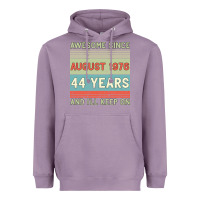 Lavender awesome since august 1976 44 years and i ll keep on Heavyweight Hoodie - Bettercallsaul