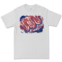 Dove Grey Patriotic tie dye background Premium Tee - CowGirlArtShop