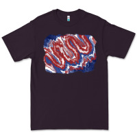 Plum Patriotic tie dye background Premium Tee - CowGirlArtShop