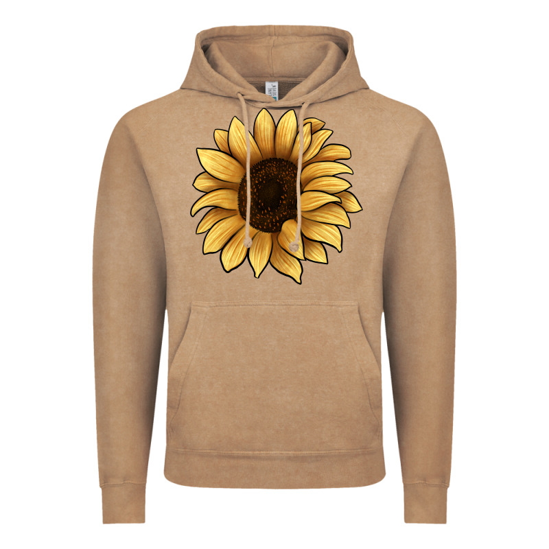 Sunflower Vintage Hoodie by JahusDesignShop | Teevron