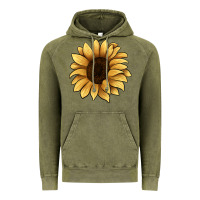 Vintage Olive sunflower Vintage Hoodie - JahusDesignShop