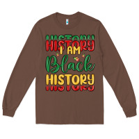 Chestnut i am black history Long Sleeve Tee - MaliasSmallBusiness