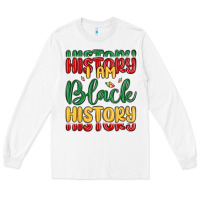 White i am black history Long Sleeve Tee - MaliasSmallBusiness