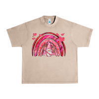 French Oak valentines day rainbow with cupid gnome Urban Heavy Tee - NancyCooperArtShop