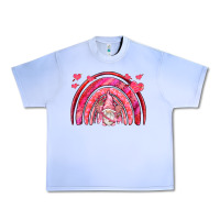 Grape Ice valentines day rainbow with cupid gnome Urban Heavy Tee - NancyCooperArtShop
